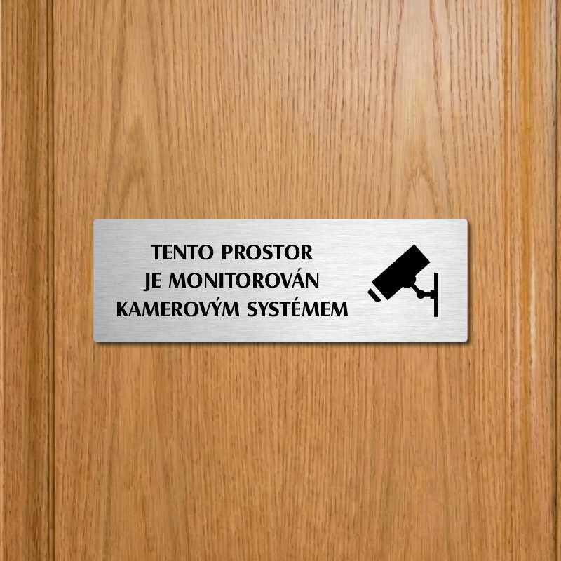 Kamera, 200x66mm, zlatá popiska s rámečkem